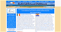 Desktop Screenshot of adriatourismus.de